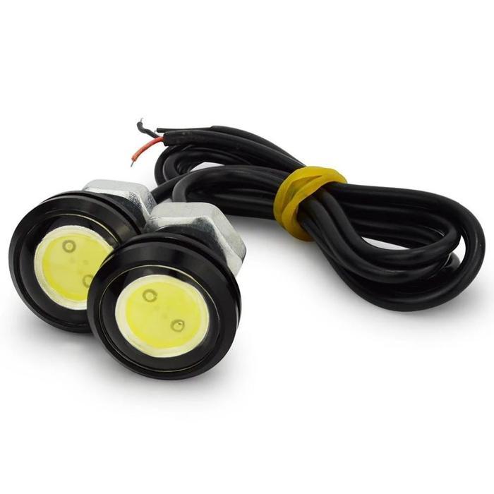 "New" Lampu LED Eagle Eye Baut 23 mm eagle mata elang 12v variasi bulat kecil model untuk motor