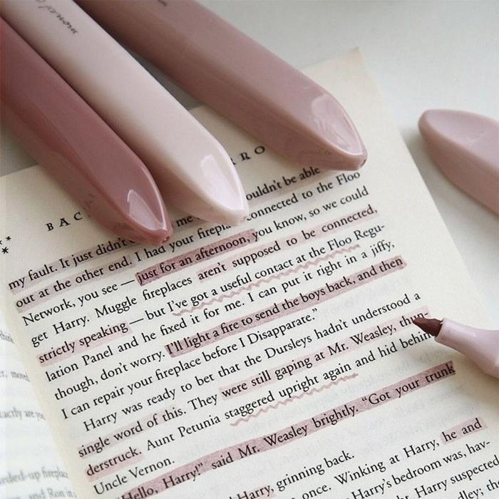 Highlighter Pen Spidol Warna Warni 1 Set Stabilo Lucu Pastel Pulpen Highlighter Aesthetic Spidol