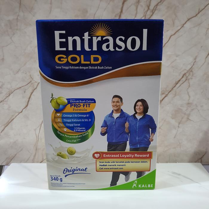 SUSU ENTRASOL GOLD 340GR UNTUK TULANG U LIFE