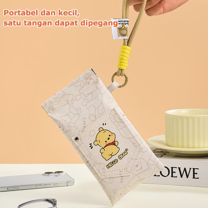 Tas Penyimpanan Kacamata Tas Kacamata Kulit Tas Penyimpanan Kacamata Penutup Otomatis /Kantong