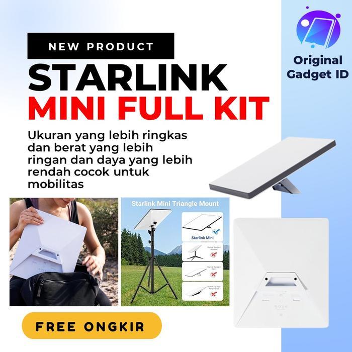 Terbaru Best Quality 100% Original Starlink Mini Full Kit Garansi Resmi Indonesia Laptop Computer