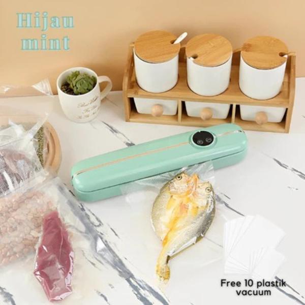 [HS] VACUUM SEALER FOOD / ALAT MESIN PENGEMAS MAKANAN FROZEN / MESIN PRESS MAKANAN TERMURAH