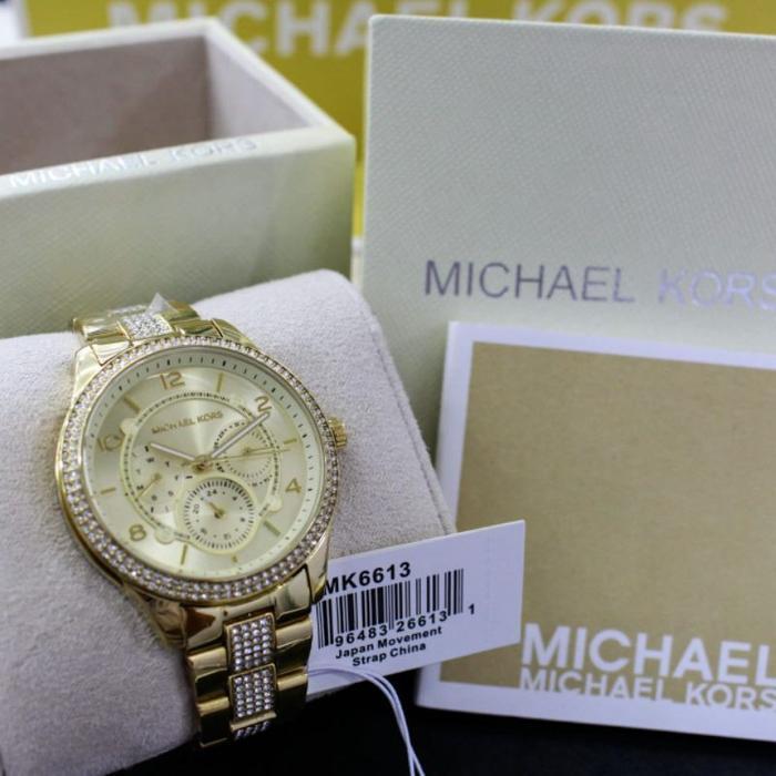 Jam Tangan Wanita Michael Kors Mk 6613 Mk 6614 Original Rosegold
