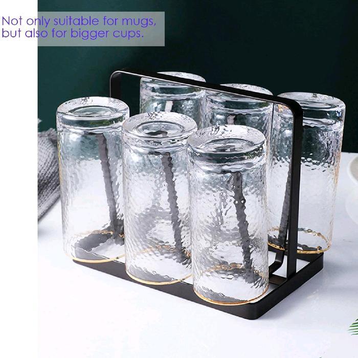 Rak Gelas Besi/Rak Gelas Aesthetic