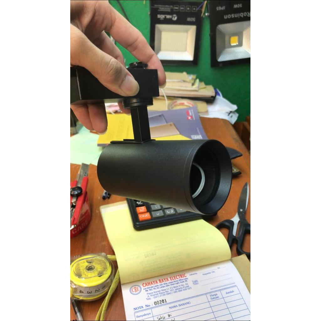 kap lampu rel mr16 / kap lampu track mr16 / kap lampu sorot mr16