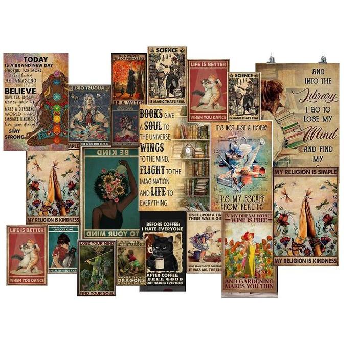 Journal Background Paper - Kertas Background Tema Quotes (10pcs)