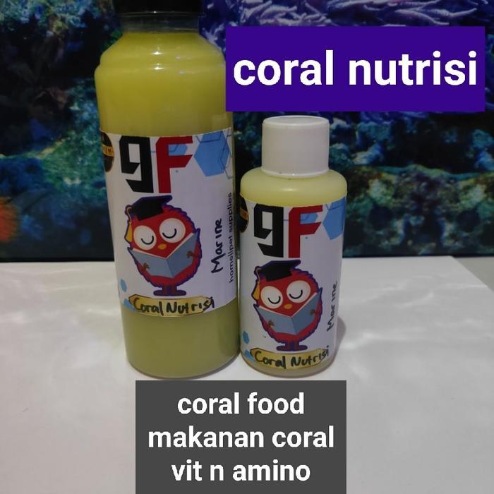coral nutrition makanan coral dan ikan hias laut