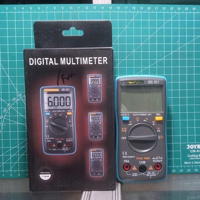 Avometer Multimeter Multitester Digital Zotek ZT102