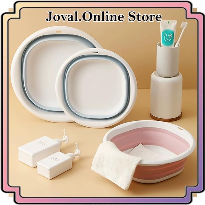 BASKOM PLASTIK LIPAT / EMBER LIPAT / BASKOM LIPAT PORTABEL MULTIFUNGSI / BASKOM LIPAT SILIKON /