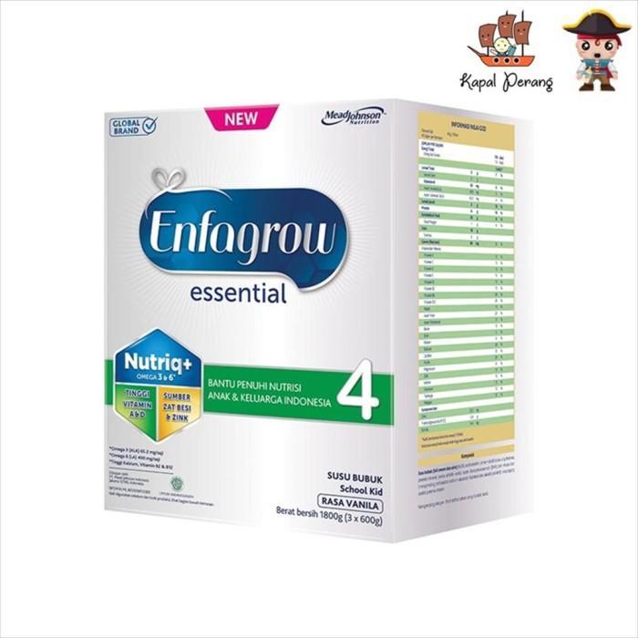 Terbaik Best Quality 100% Original Enfagrow Essential 4 Susu Formula 1800 Gram Vanila