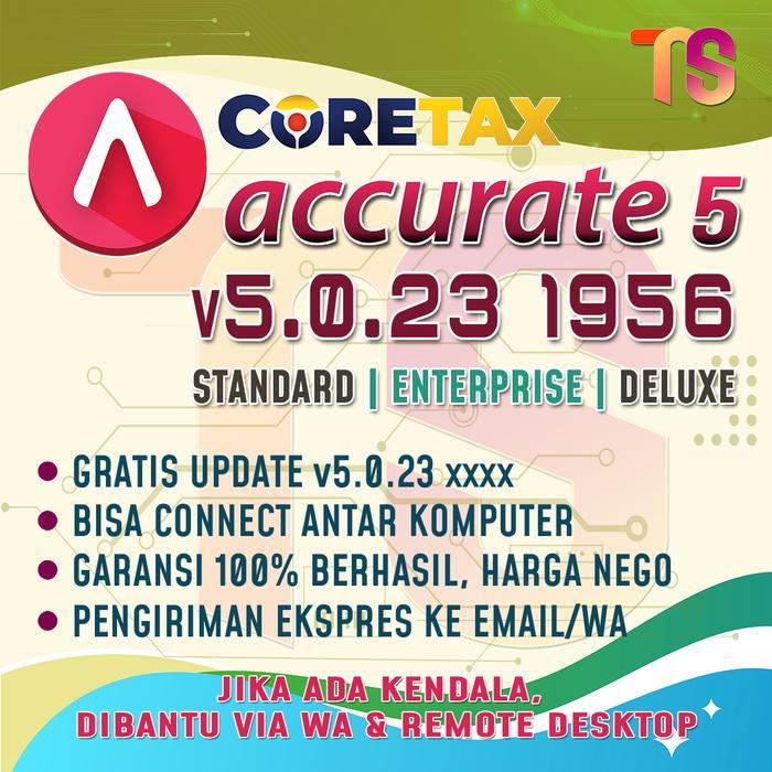 ACCURATE 5 VERSI 5.0.23 1956 TERBARU BERGARANSI-UNLIMITED