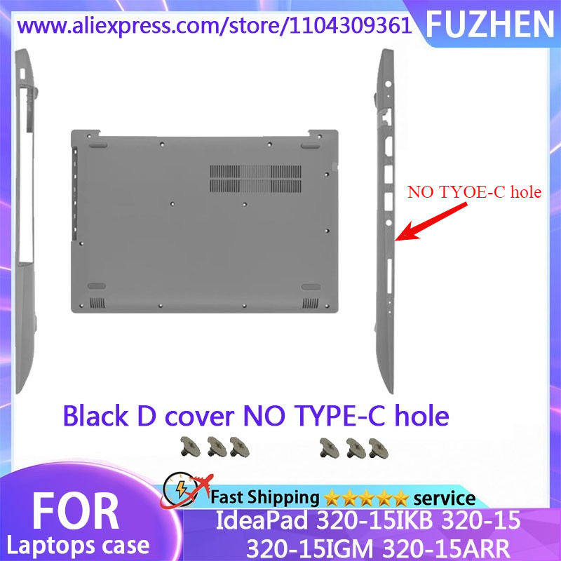 NEW For IdeaPad 320-15 320-15IKB 320-15ISK 320-15ABR LCD Back Cover Front Bezel Hinges Palmrest