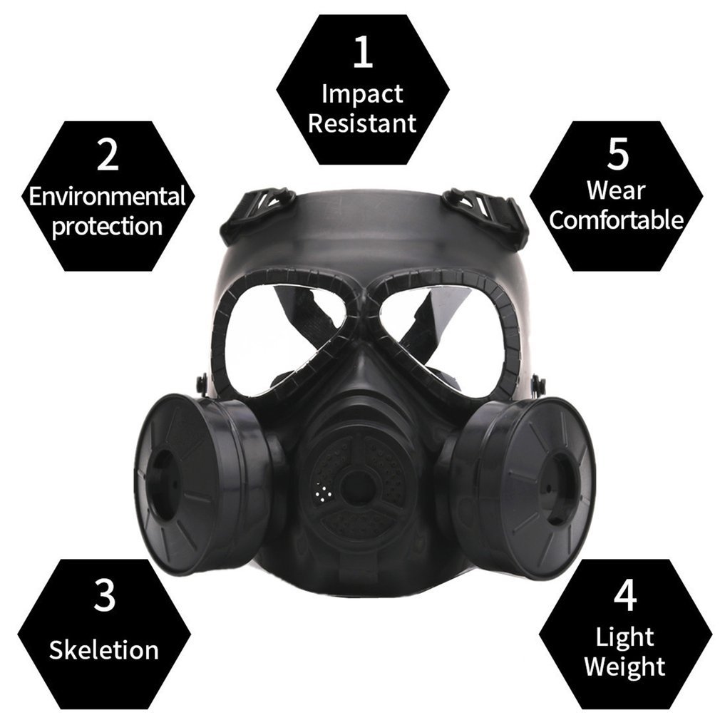 Gas Mask Breathing Mask Creative Stage Performance Prop for CS Field Equipment Cosplay Protection