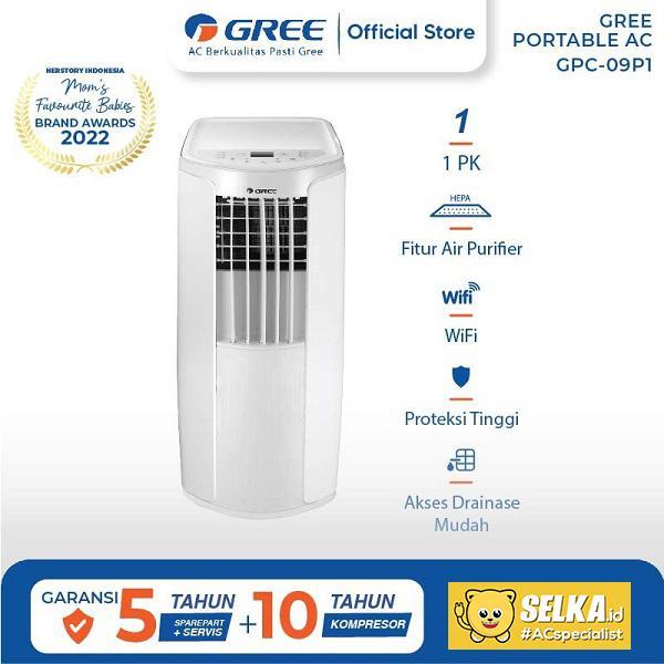 GREE GPC-09P1 AC PORTABLE 1 PK STANDARD