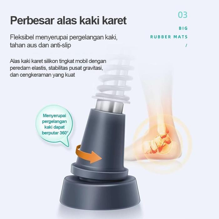 Promo Jf Tongkat Ketiak/Tongkat Ketiak Stainless/Tongkat Bantu Jalan (Sepasang)/Tongkat Jalan/Alat