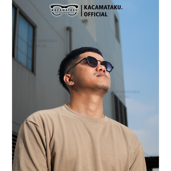 Kacamata Sunglasess Db Pria Wanita Sporty Lensa Polarized Fullset Kacamata Frame Bulat Eyewear
