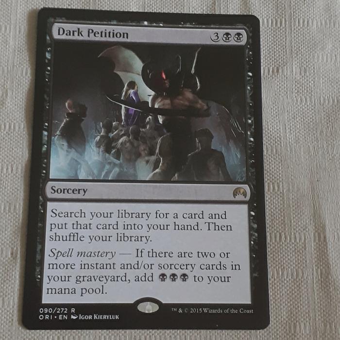MAGIC THE GATHERING MTG Dark Petition