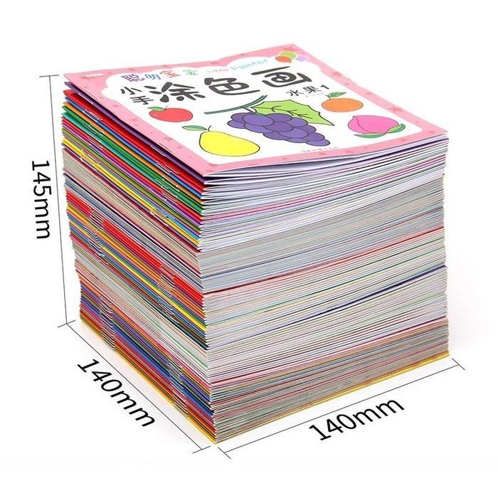Buku mewarnai anak-anak buku gambar mewarnai bayi gambar mewarnai grafiti TK kertas mewarnai seni