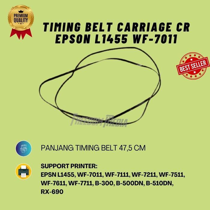 Timing Belt Carriage CR Epson L1455 L 1455 L-1455 WF-7011 (47,5 CM)