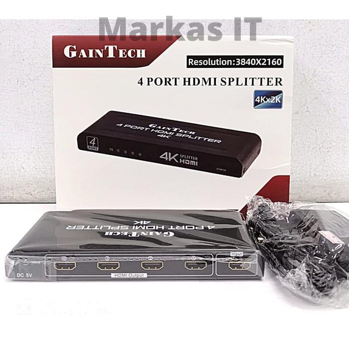 Gaintech HDMI Splitter 4 Port