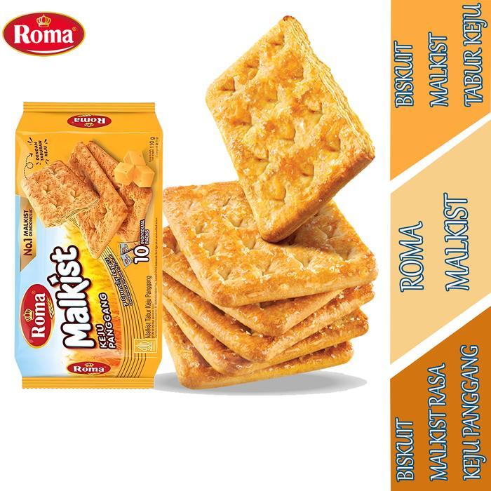 "New" Biskuit Tabur Keju Panggang - Biscuit Roma Malkist - Biskuit Malkist - 110gr