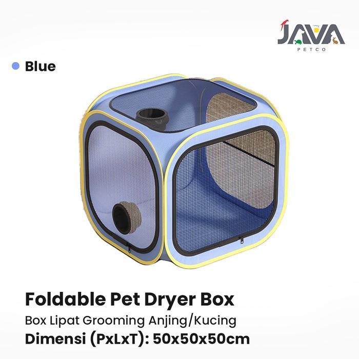 Bisa Gosend Foldable Pet Dryer Box Pengering Bulu Kucing Anjing Hewan Peliharaan Pet Dryer Box