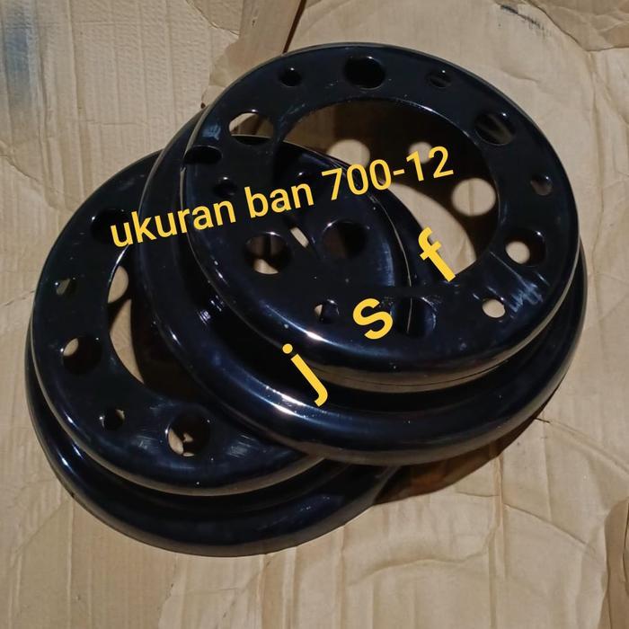 VELG FORKLIFT MODEL BELAH 700-12 (AS 170 PCD 220 (6 LOBANG KOMATSU