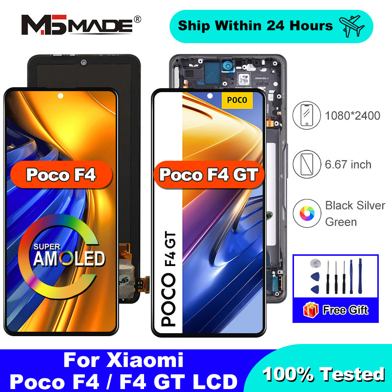 6.67" AMOLED LCD For Xiaomi Poco F4 GT 21121210G LCD Display Screen Digitizer Assembly For Poco F4