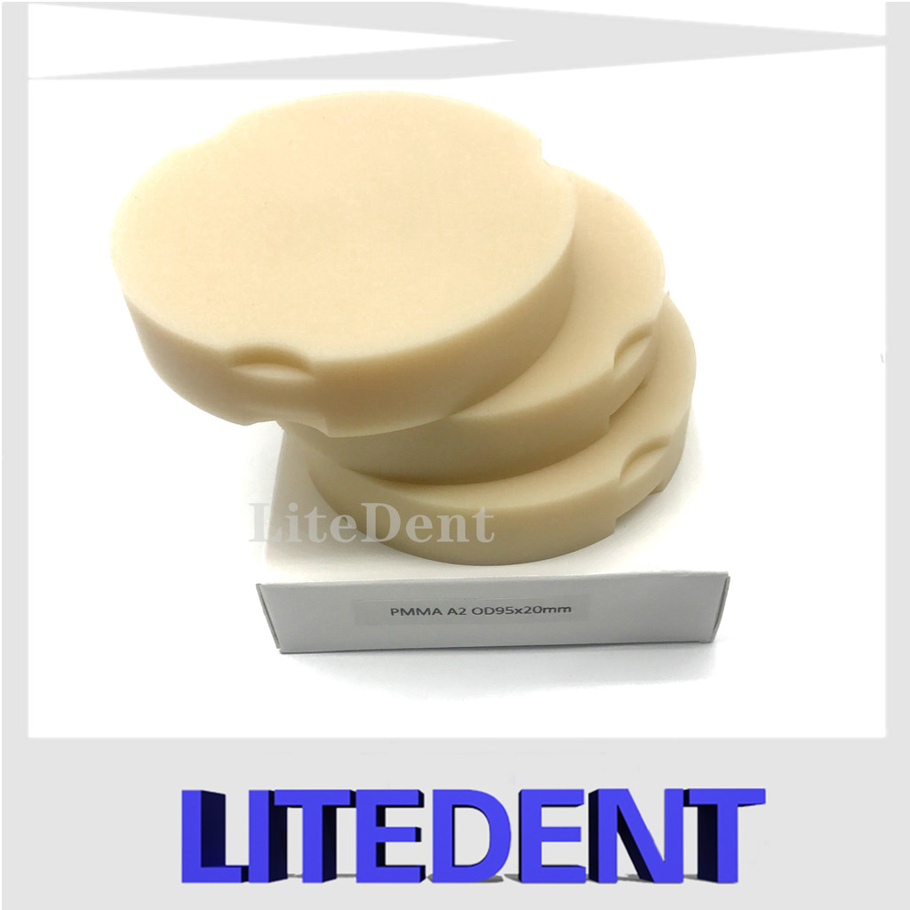 BESTPRICE A2 A3 Color Multilayer Zirkonzahn 95mm PMMA Blank Denture PMMA Blocks Cadcam Resin PMMA Di