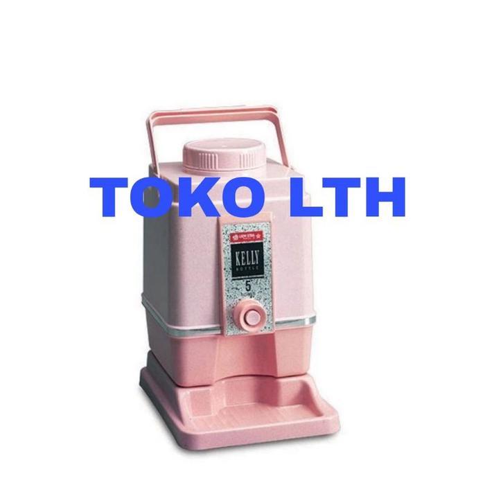 Kelly Drink Jar Bottle 5 6 8 10 Liter Lion STAR Dispenser Kran Tempat Minuman Segi