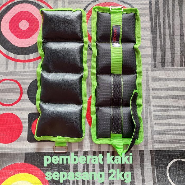 Pemberat kaki 2kg bendel kaki fitness Penguat otot kaki beban olahraga Ready