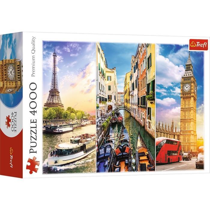 Trefl 4000 Jigsaw Puzzle Trip Around Europe 45009