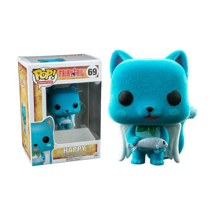 Funko Fairy Tail - Happy Flocked - Pop Vynil - 10085