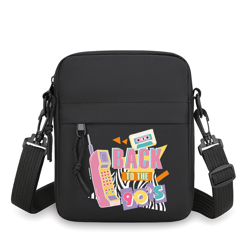 Back To The 90's Fun Small Crossbody Bag Fashion Women Men Birthday Gifts Vintage Graphics 90's