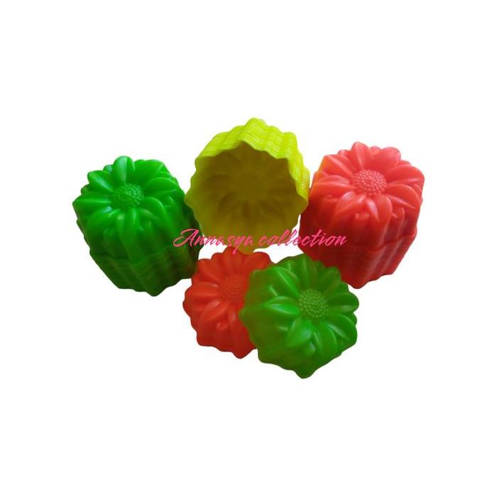 cetakan kue / puding / jelly bentuk bunga teratai