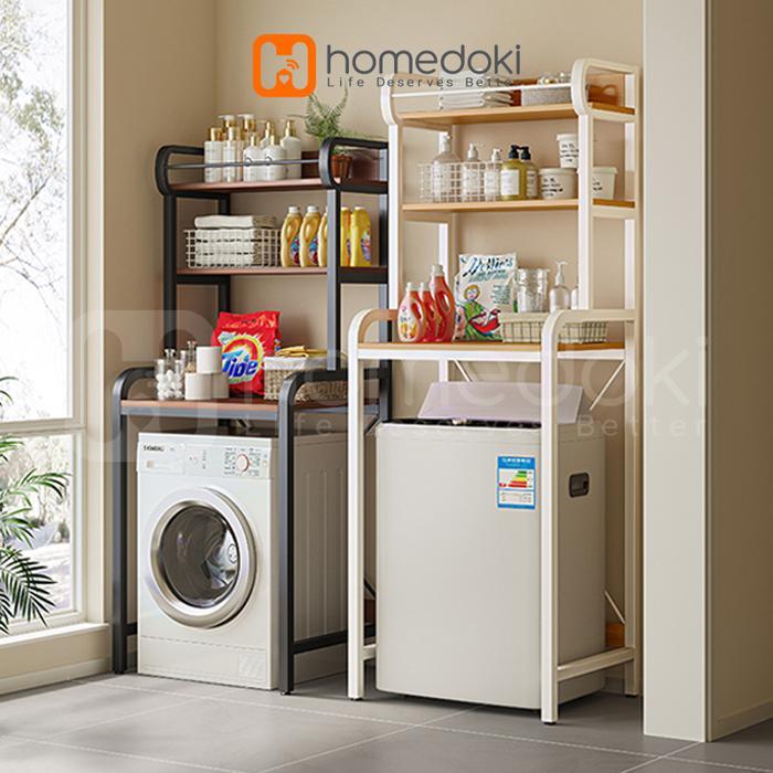 Homedoki Rak Serbaguna /Rak Laundry / Rak Mesin Cuci / Rak Penyimpanan Serbaguna Besi