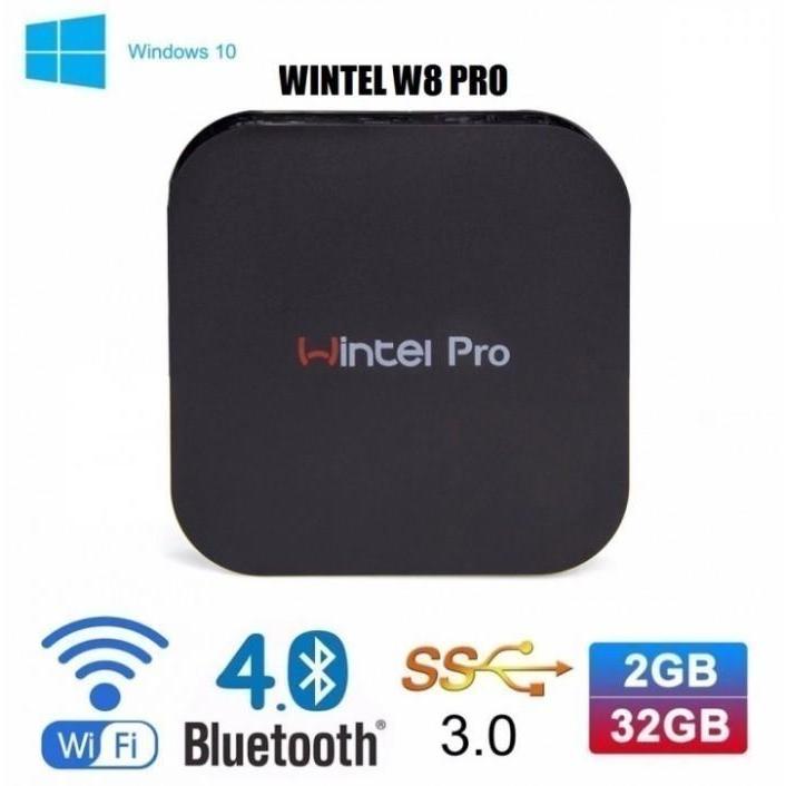 Ready WINTEL W8 PRO Mini PC - Intel Atom x5-Z8350 - 2GB-32GB - Windows 10