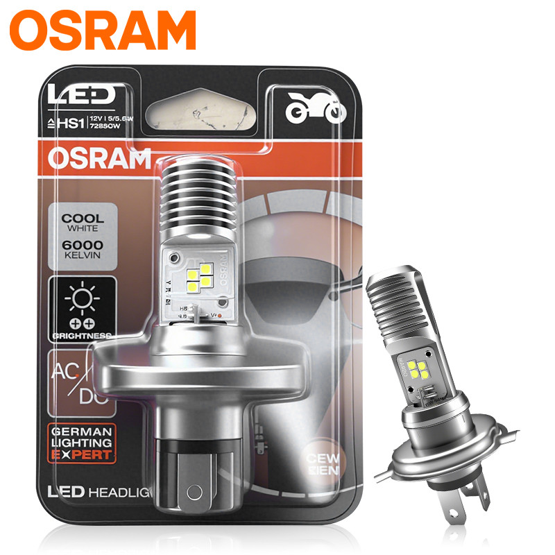 Osram Original Motorcycle Hs1 Led Headlight Bulb Dc Ac 12V Universal Hs1 High/Low Car Lamps 1:1
