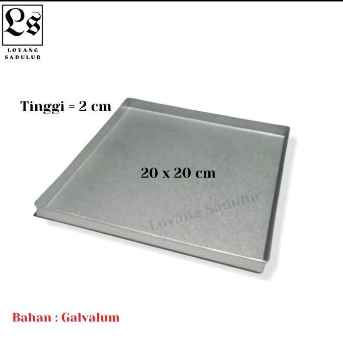 MURAH Loyang oven tangkring / Loyang kue kering 20x20 cm/loyang oven/loyang kue/loyang kuker 20x20