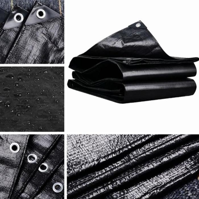 TERPAL PLASTIK KOREA A20, TERPAL WARNA HITAM UKURAN 3x6 4x4 4x5 4x6 4x7 SUPER TEBAL TAHAN PANAS DAN