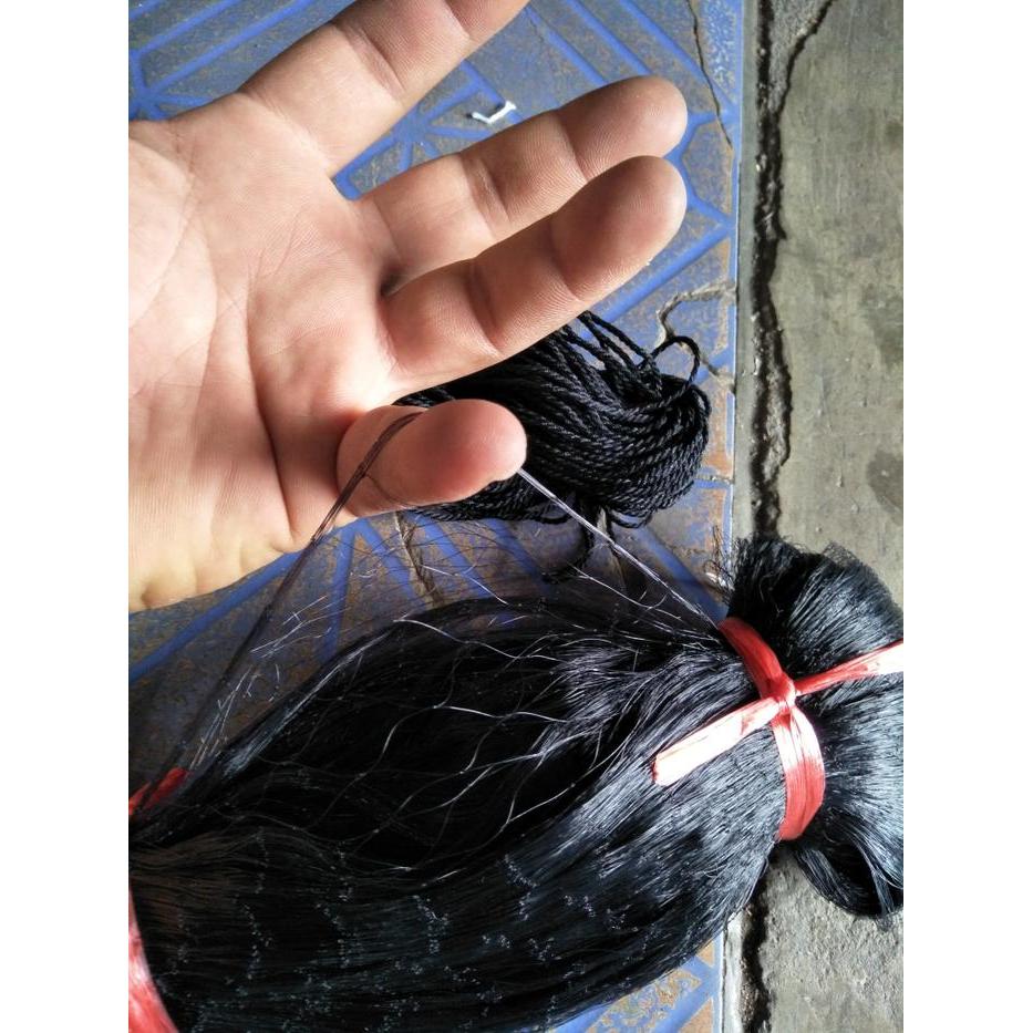Jaring burung hitam lebar 3 meter panjang100 meter