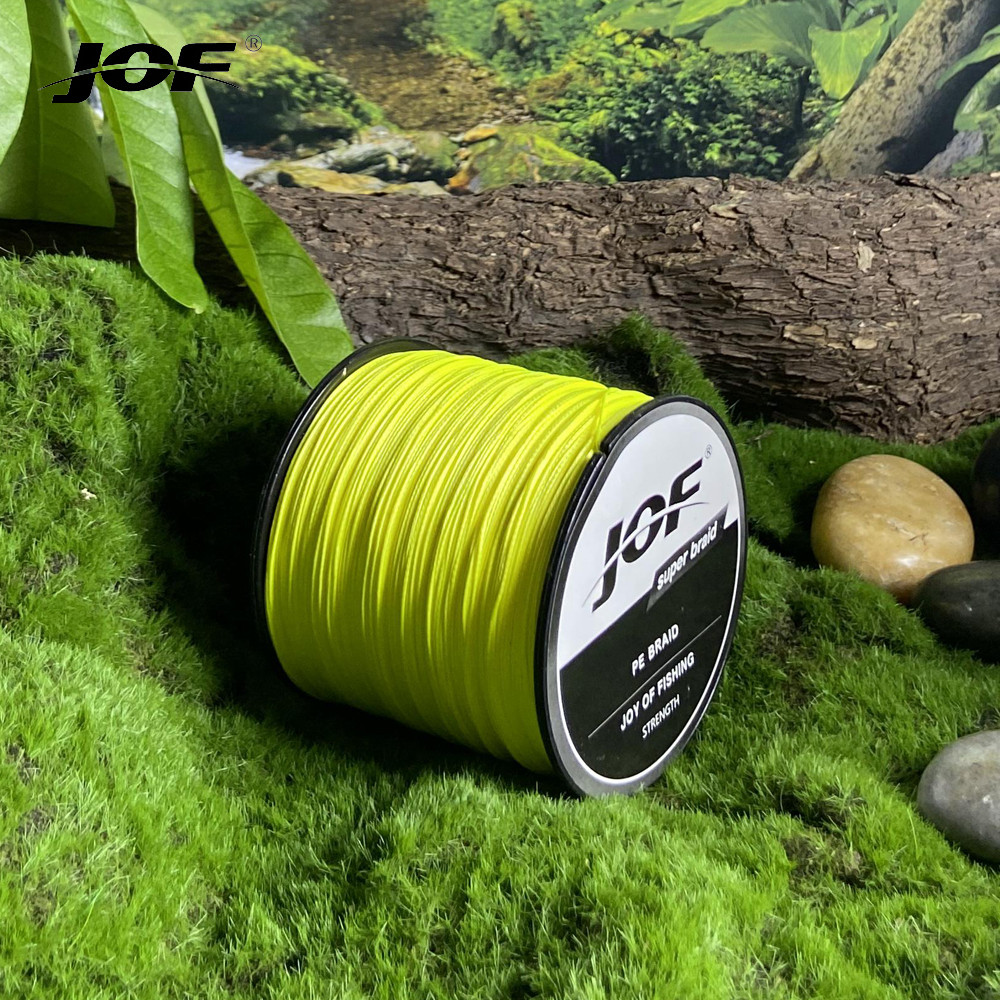 JOF Braided Line X8 300M 500M 1000M 9 Color All For Fishing Line MaxDrag 100LB Multifilament PE Line