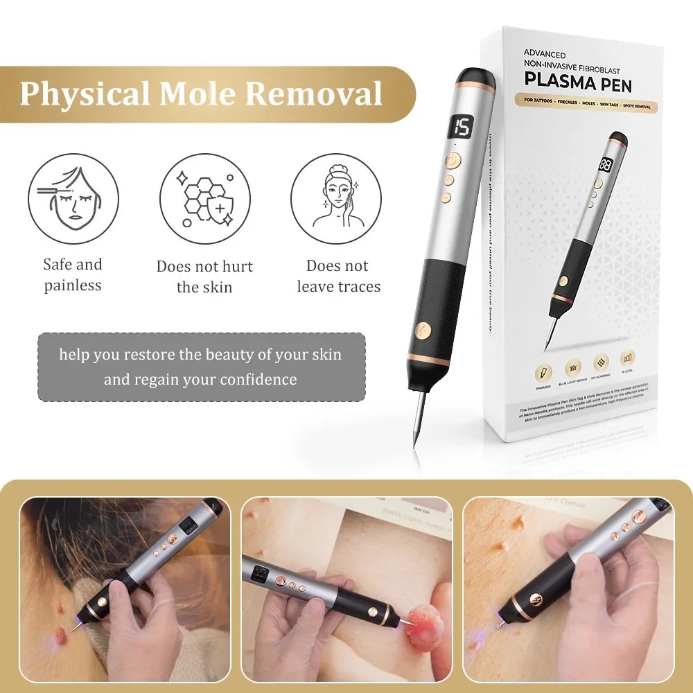 Trends Plasma Pen Facial Tag Removal Painless Plasma Pen Cauterizer Removing Electrocautery Wart