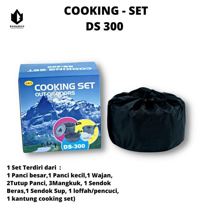 Eiger - Cooking Set DS 300 - Alat Memasak Panci Set - Nesting Set Camping Hiking Outdoor Camping