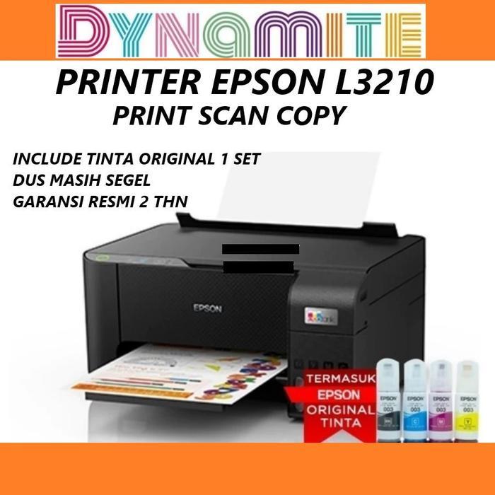 PRINTER EPSON L3210 / L3211 ECOTANK ALL IN ONE GARANSI RESMI TINTA ORIGINAL