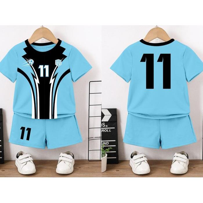 Premium Setelan Jersey Anak Anak/Baju Setelan Bola Anak Laki Laki Original