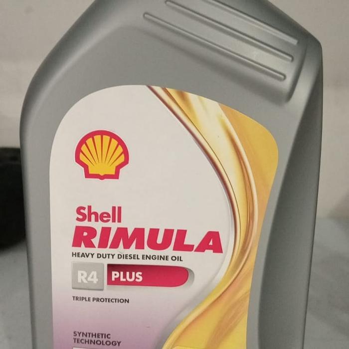 Oli Diesel Barcode Shell Rimula R4X R4 Plus 15W40 Original Di Hobimercy Pasti Ori Terlaris