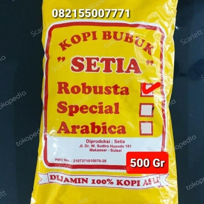 Diskon Kopi Setia Robusta 500Gr Bubuk Dan Biji Khas Makassar Sale
