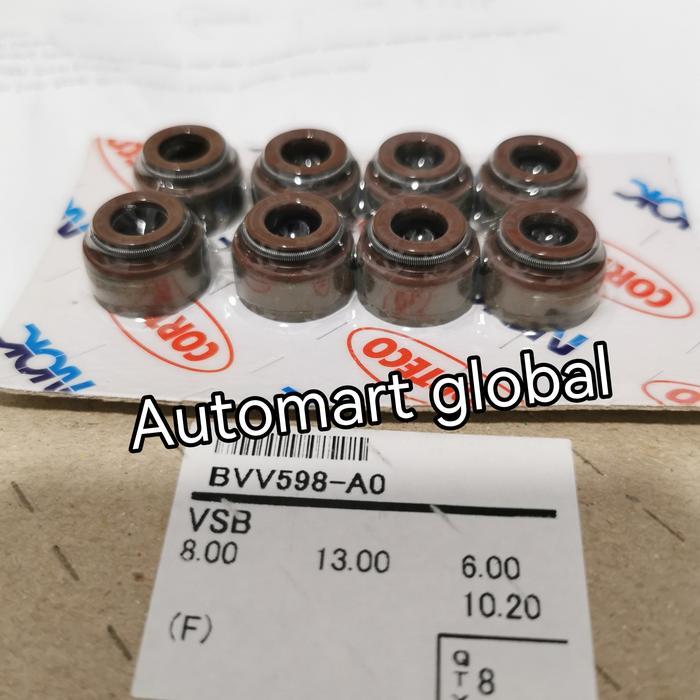 Oil Seal Klep Kijang 5K 7K Bensin 8Pc Nok Asli