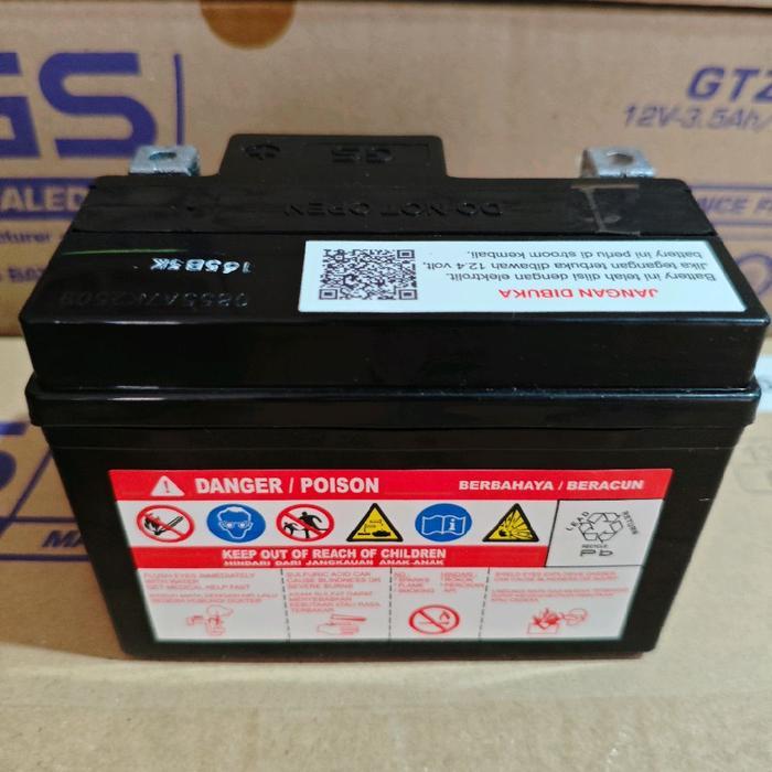 Aki Gs Astra Gtz4V Utk Honda Beat, Vario 110, Scoopy, Revo